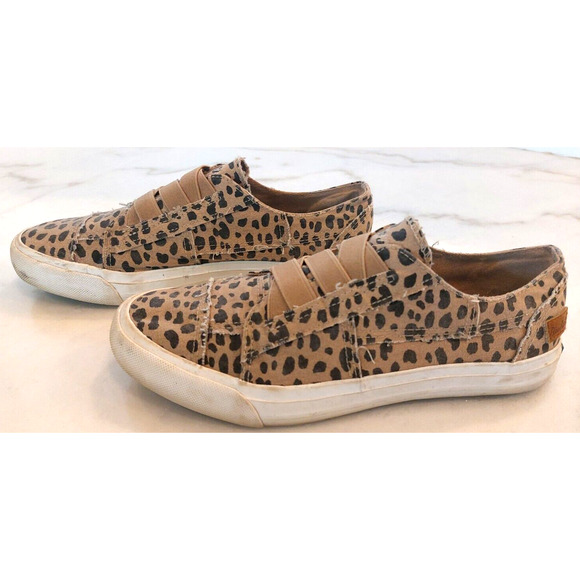 Women's Blowfish Malibu Play Cheetah Sneakers Shoes Size 8-8.5 - Picture 7 of 9